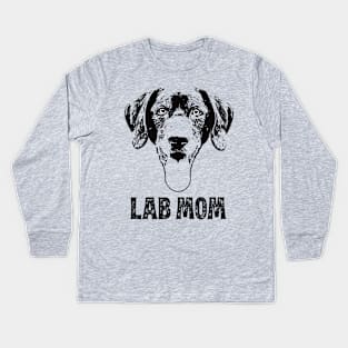 Labrador Retriever Mom - Lab Dog Mom Kids Long Sleeve T-Shirt